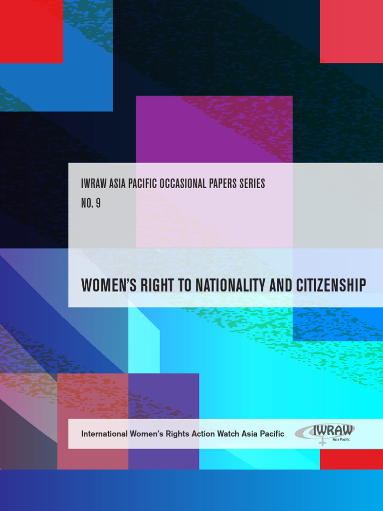 Women's Nationality and Citizenship Rights | PDF | Naturalization ...