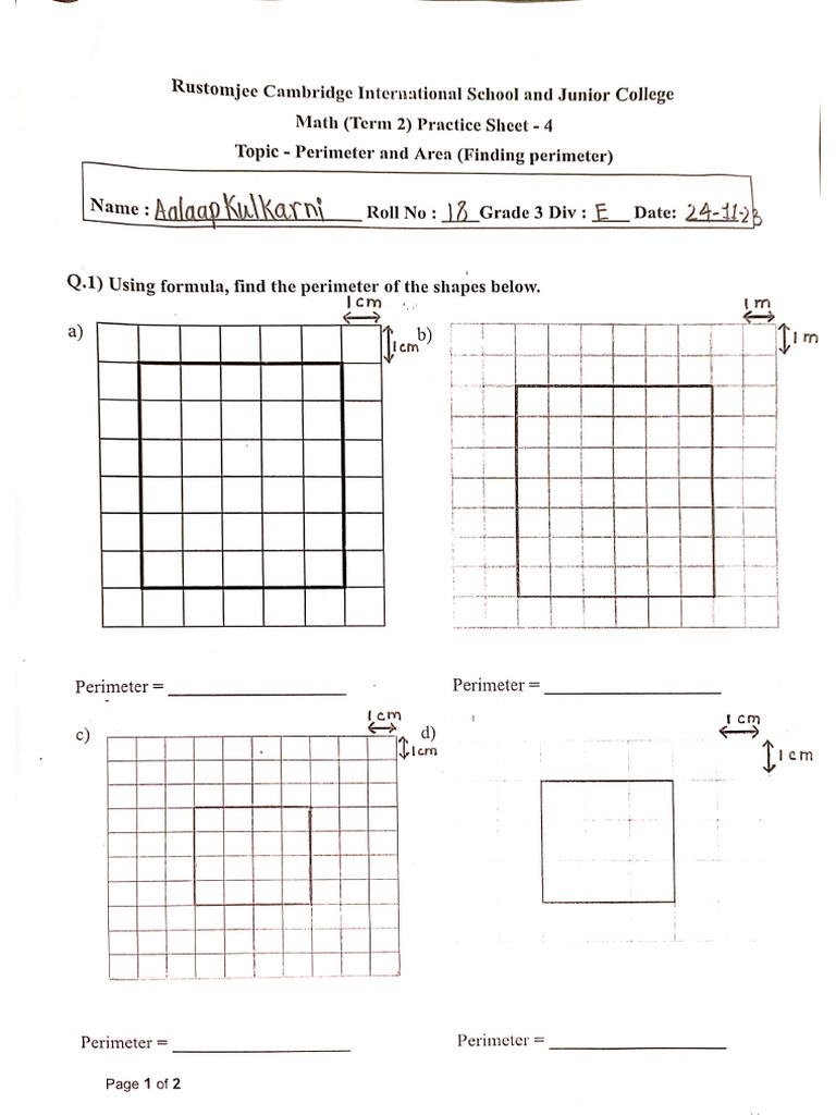 Maths Practice Sheet 4 | PDF