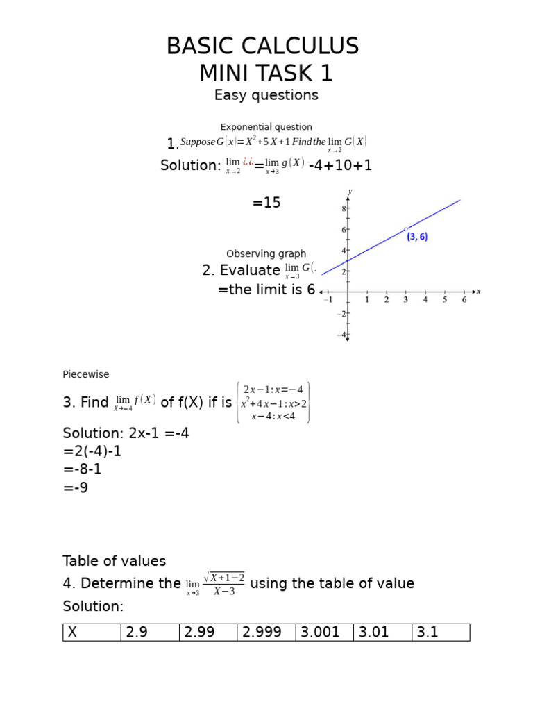 Math Easy Questions