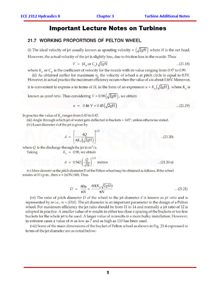 Turbine Model Testing Insights | PDF | Turbine | Mechanical Engineering