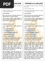 Novena A San José Dormido | PDF | María, madre de Jesús | Oración