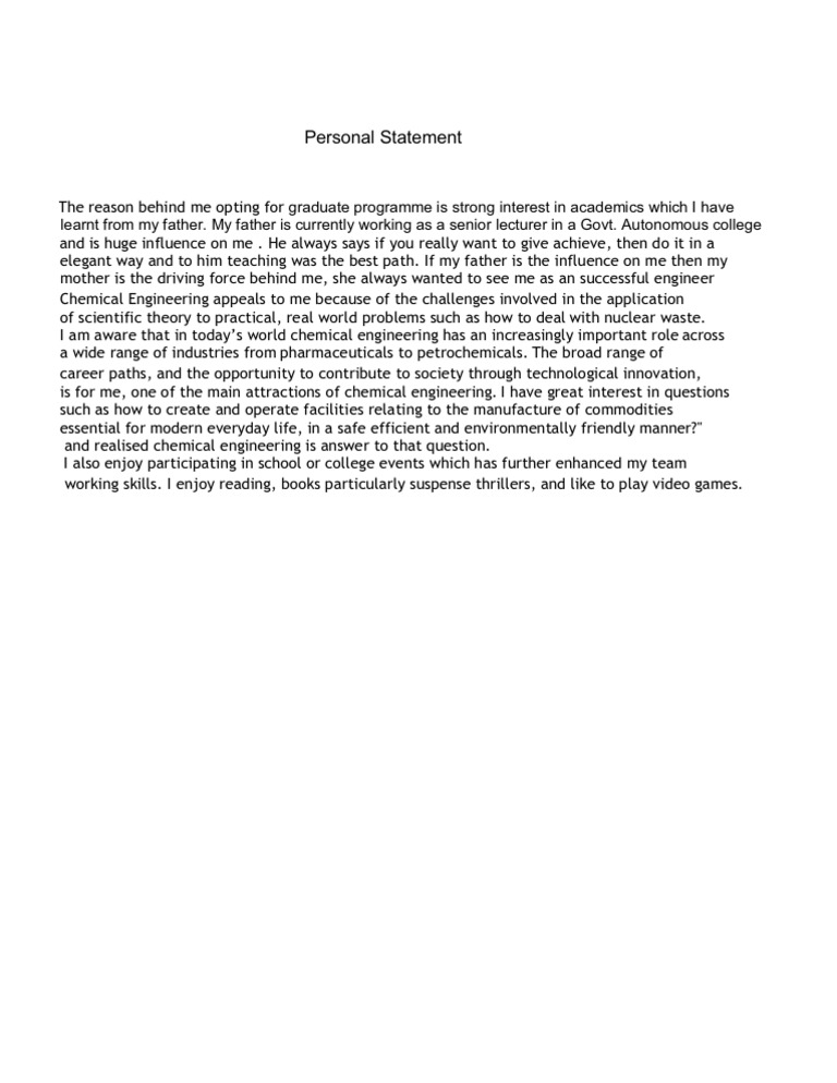 Personal Statement | PDF | Art