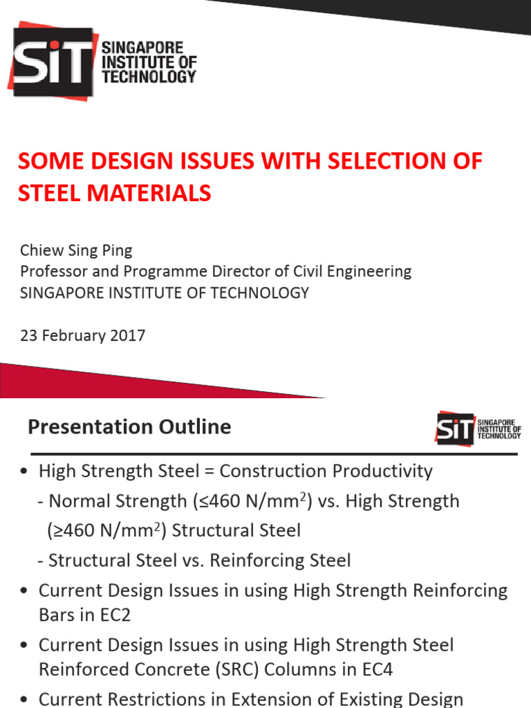 Presentation 2 ChiewSP 23feb17 | PDF | Strength Of Materials | Fracture
