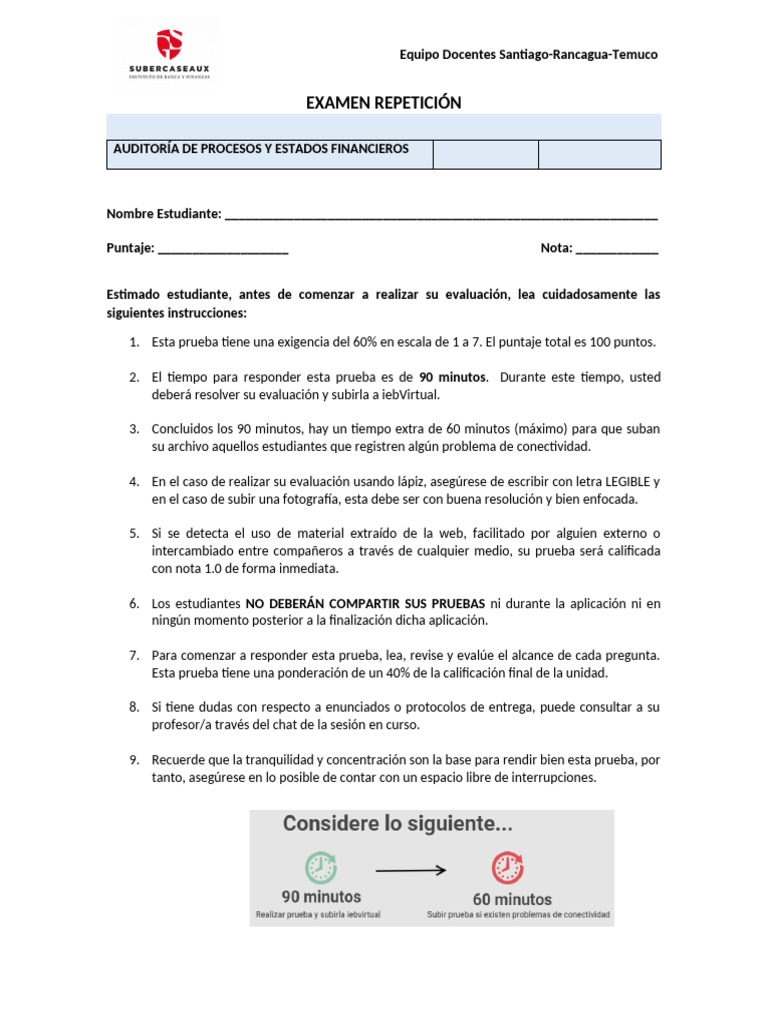 Exn Modapef Repetición | PDF | Auditoría | Contabilidad
