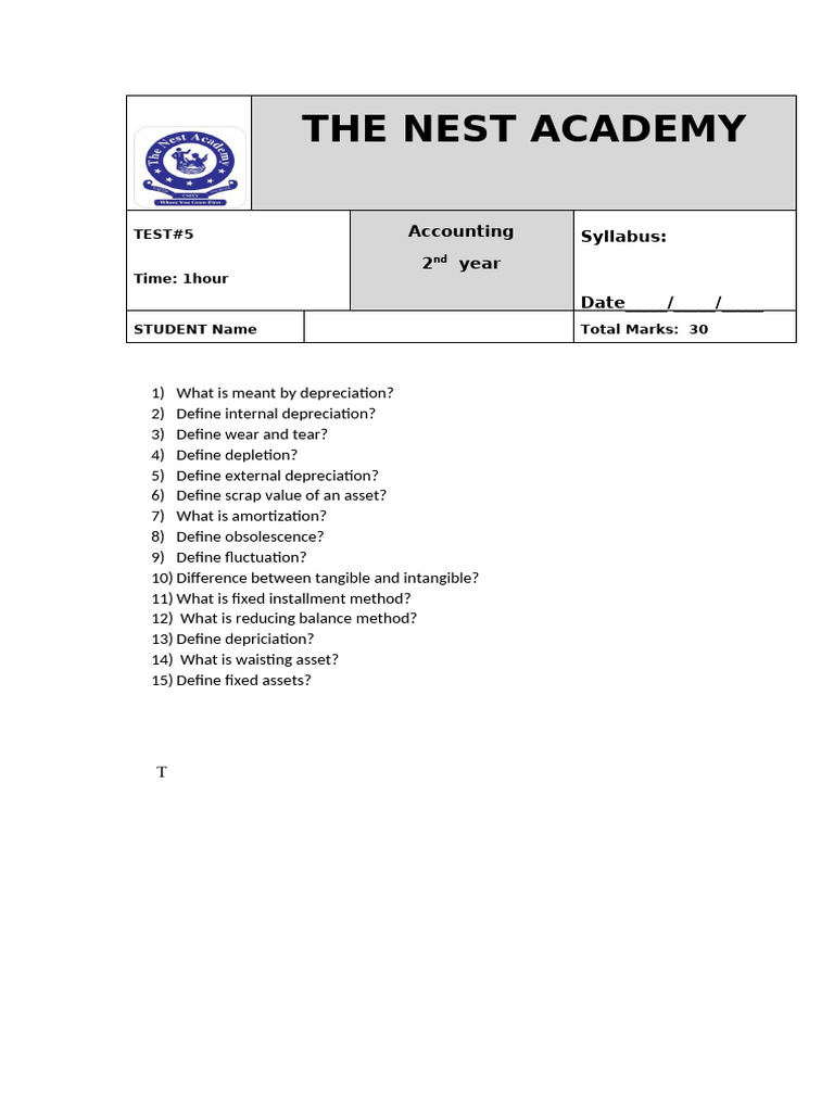 Accounting T5 Part 2 | PDF | Business