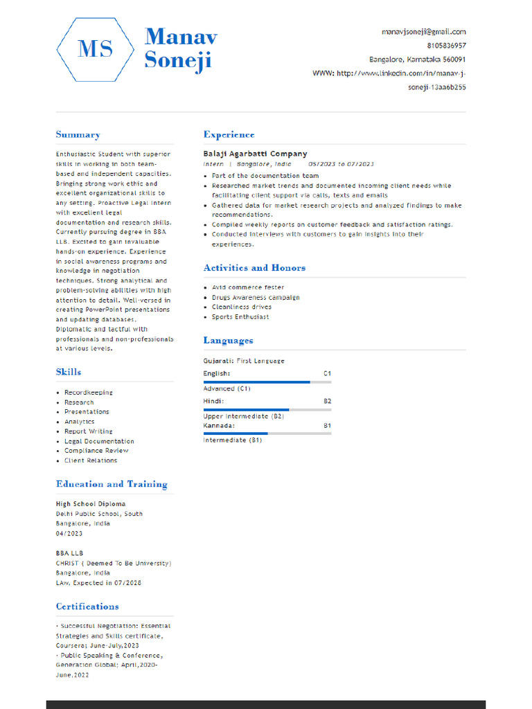 Updated CV | PDF
