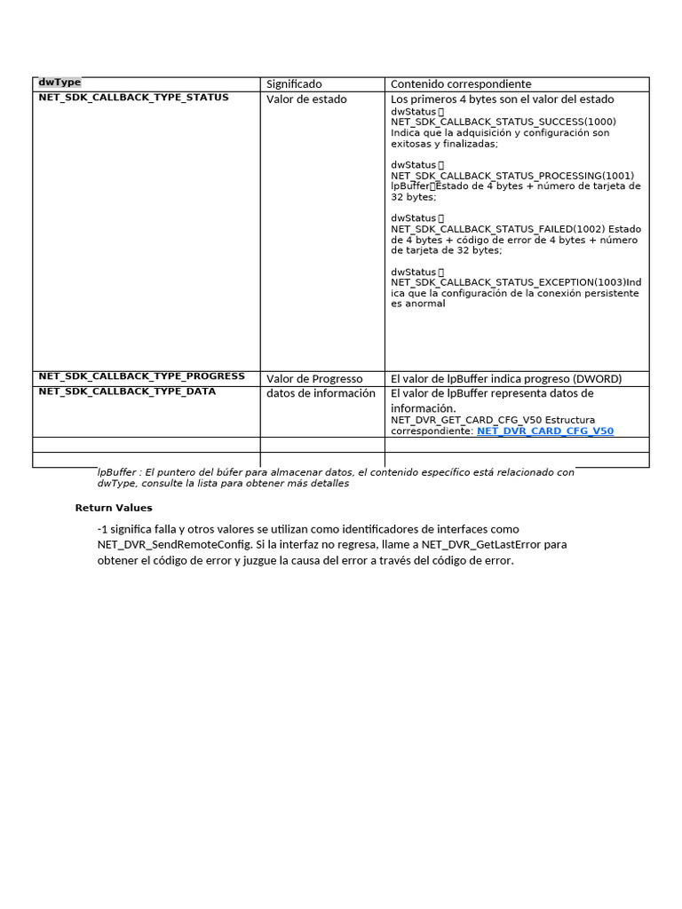 Tipos de Callback y Estados en NET SDK | PDF | Informática | Ciencias ...