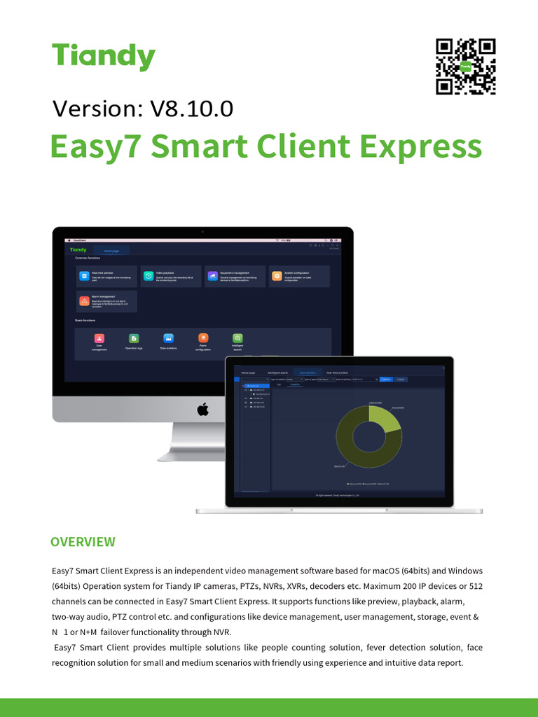Easy7 Smart Client Express Overview | PDF | Microsoft Windows | Camera