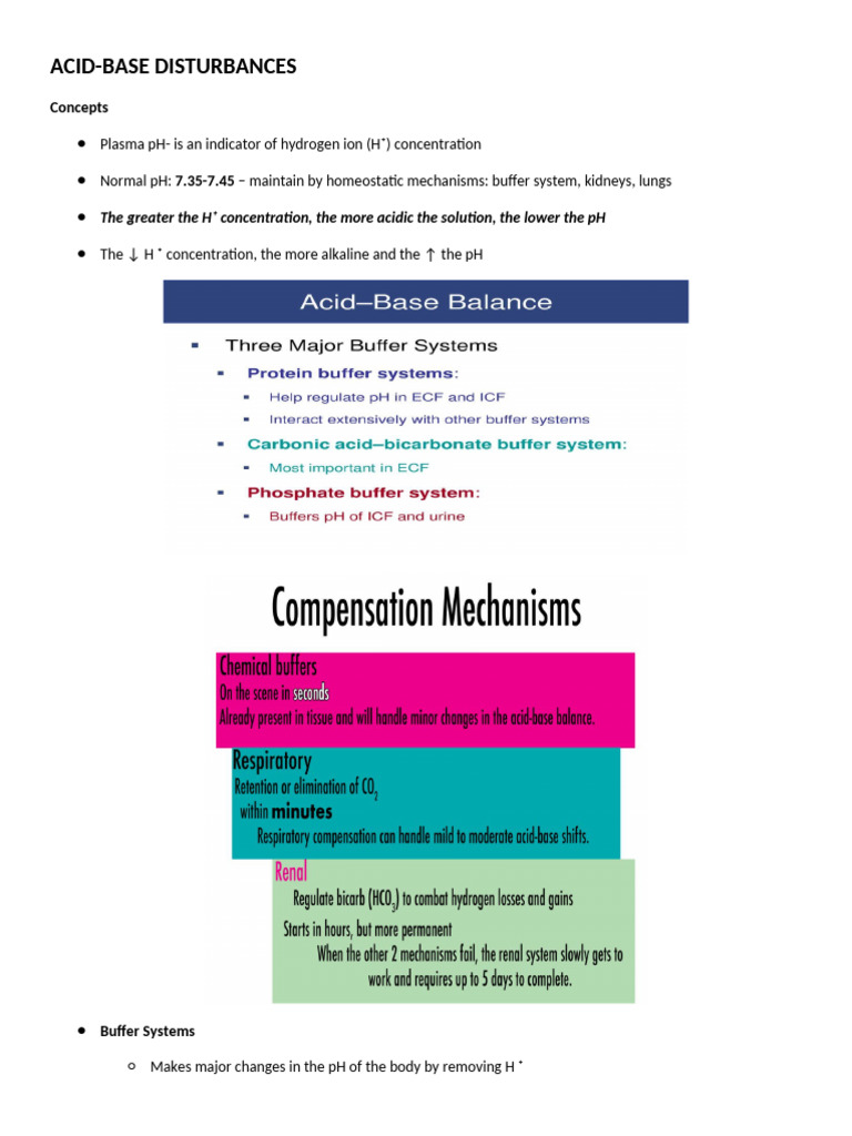 Understanding Acid-Base Disturbances | PDF | Clinical Medicine ...