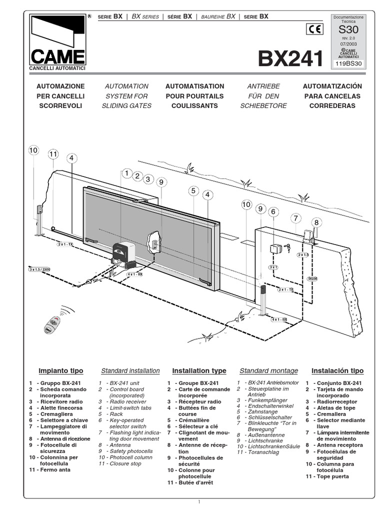 Guide d'installation Série BX | PDF