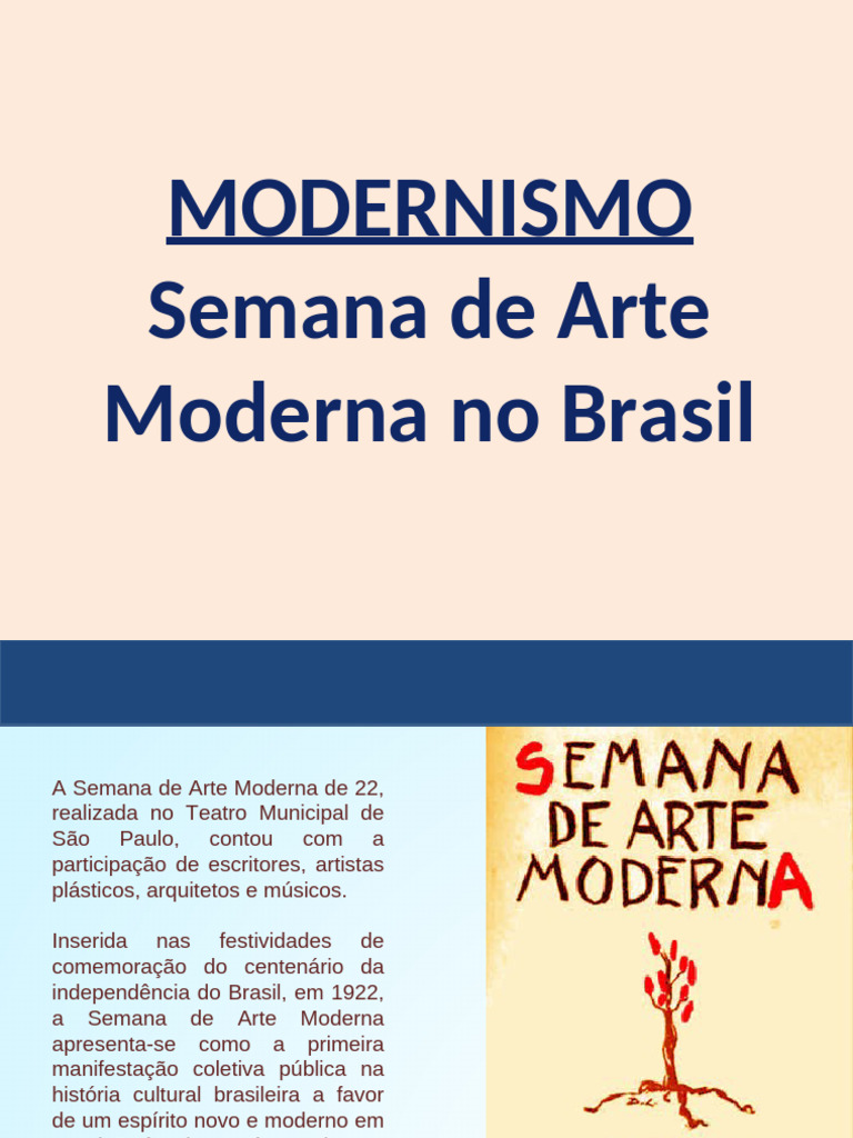 Modernimos - Semana Da Arte Moderna No Brasil | PDF | Brasil