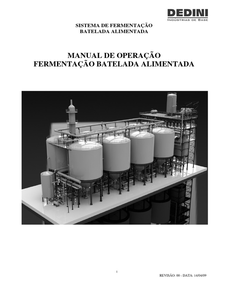 Manual de Operação da Fermentação Batelada | PDF | Fermentação ...