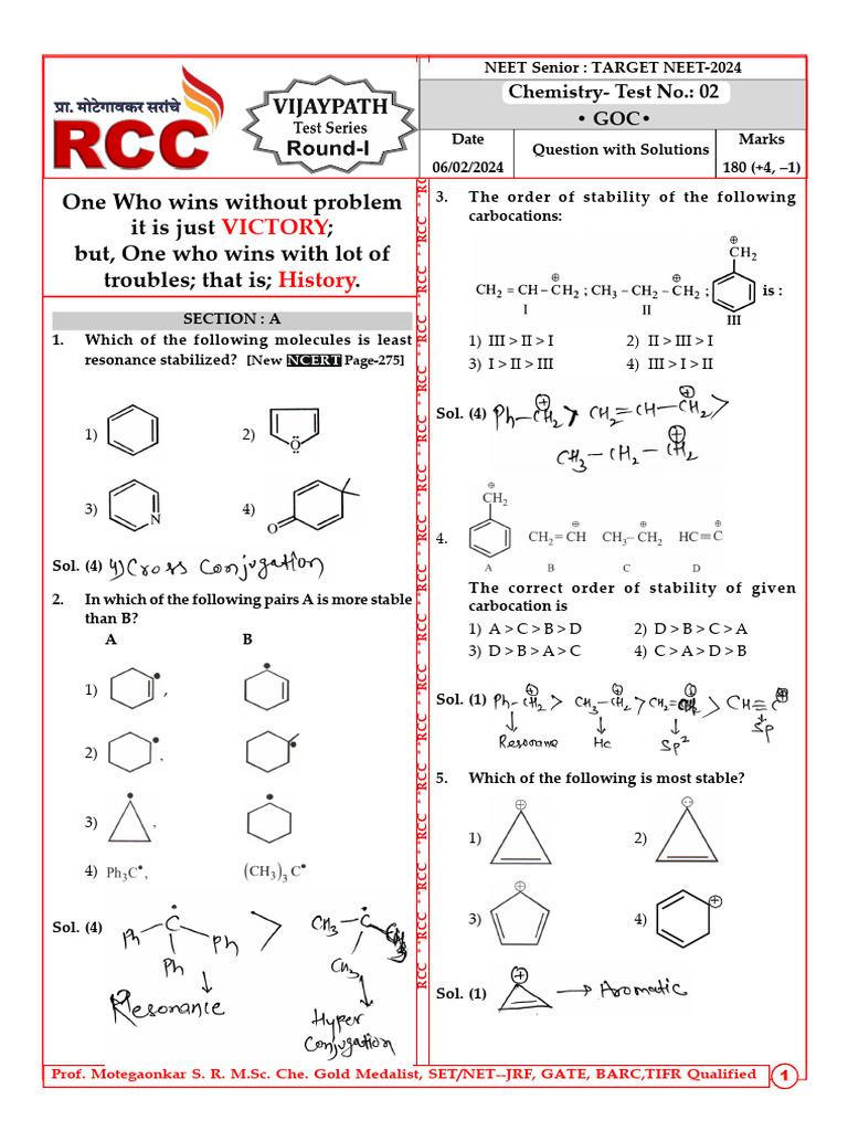 Solutions | PDF | Conformational Isomerism | Organic Chemistry