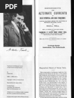 Download Nikola Tesla - Experiments With Currents of High Potential and High Frequency by mancub SN78966957 doc pdf
