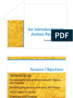 An Introduction To Action Research: Presented By: Freddy James