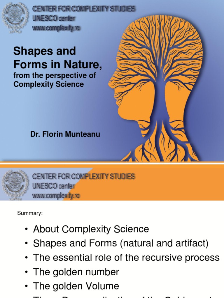 Complexity Science in Nature's Shapes | PDF | Systems Theory | Science