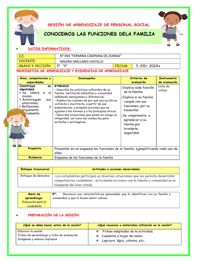 Los Tipos y Funciones de La Familia | PDF | Familia | Las emociones