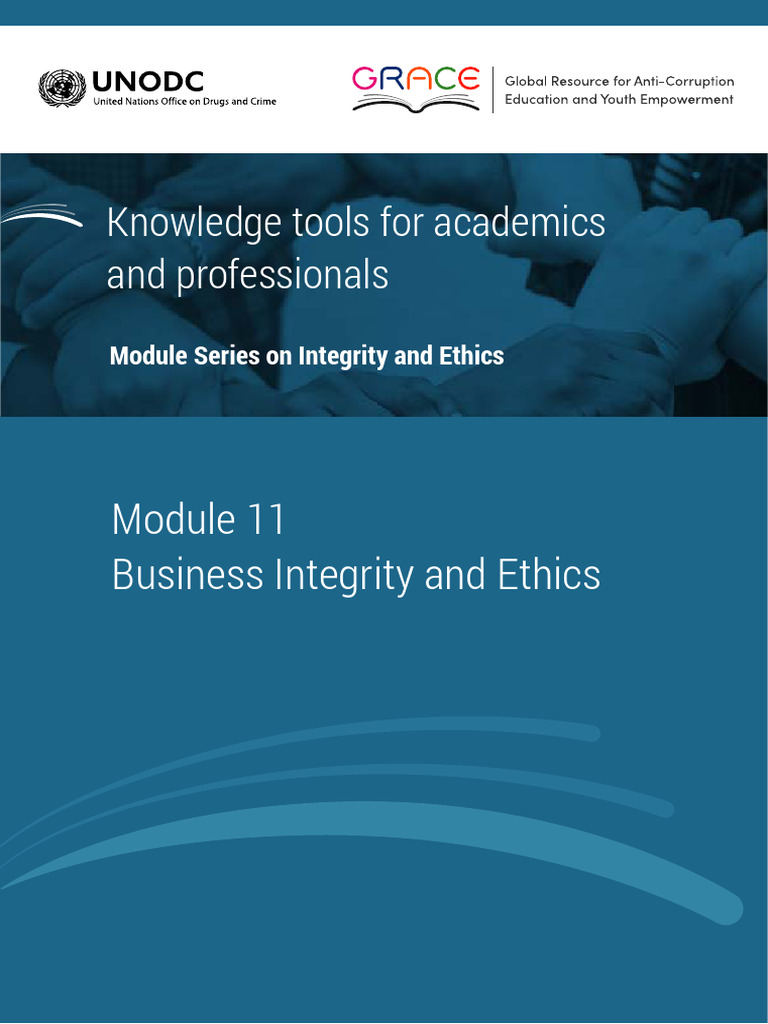 Integrity and Ethics Module 11 Business Integrity and Ethics | PDF ...