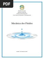 Mecânica Dos Fluidos (Caderno Didático) | PDF | Mecânica dos