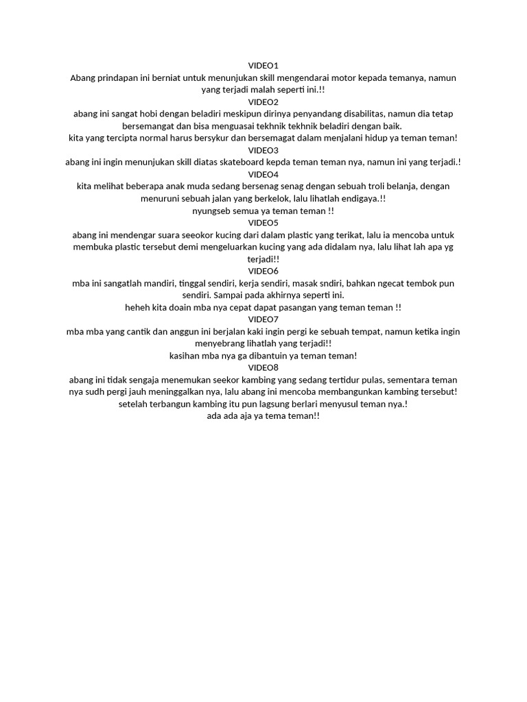 Konten Short | PDF