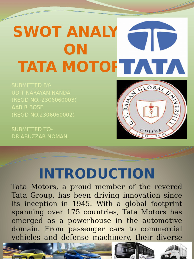 Tata Motors | PDF | Automotive Industry | Car