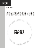 PS-42D8 and PH-50D8 Service Manual-English