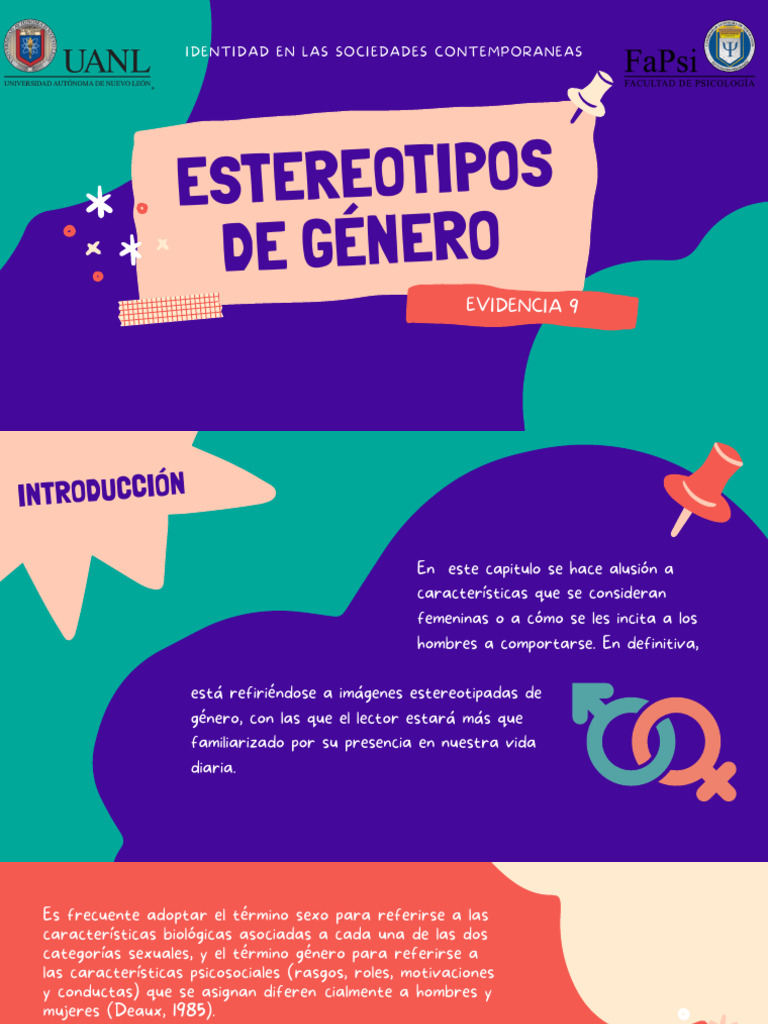 Estereotipos de Género en la Sociedad | PDF | Género | Estudios de género