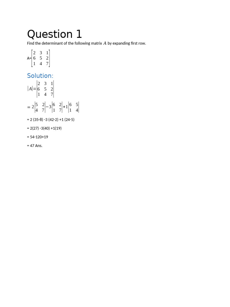 Assignment 1 | PDF
