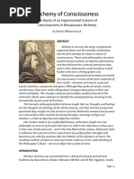 Alchemy of Consciousness The Roots of An