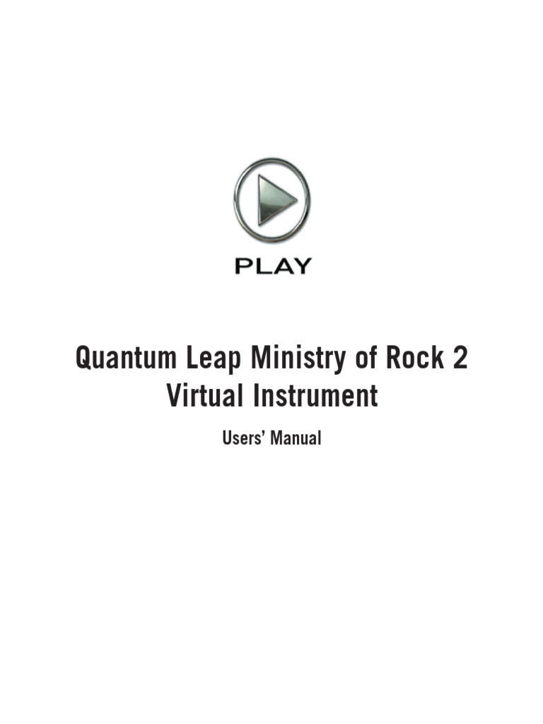QL Ministry of Rock 2 Manual | PDF | Bass Guitar | Guitars