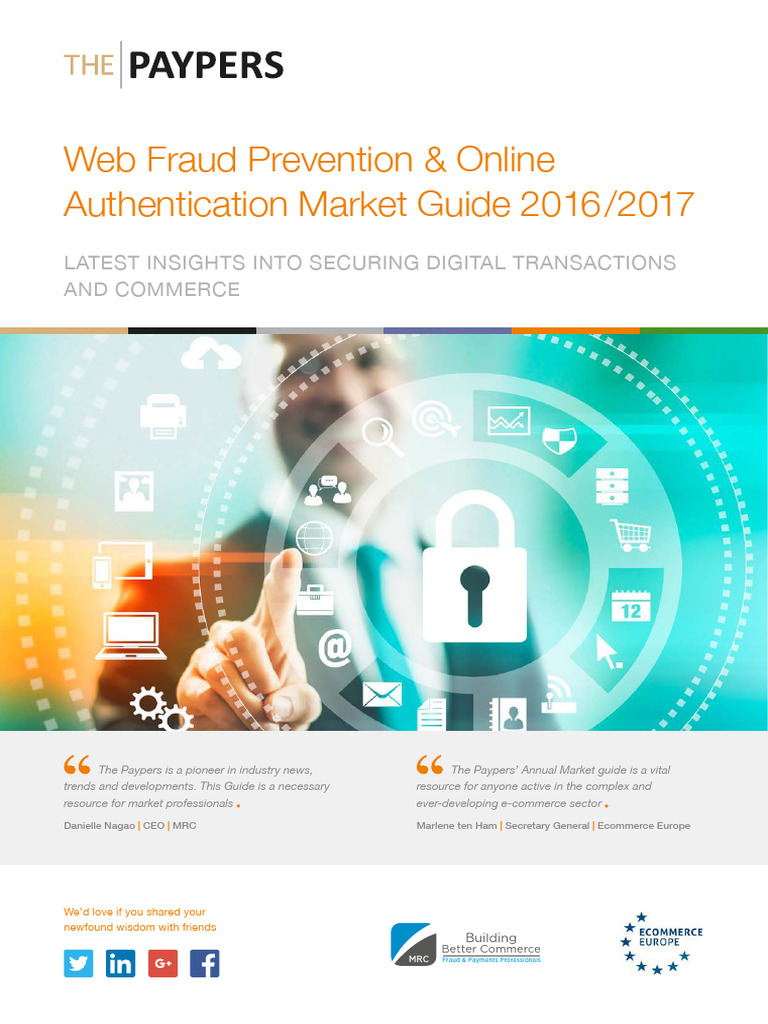 Web Fraud Prevention and Online Authentication Market Guide 2016-2017 ...
