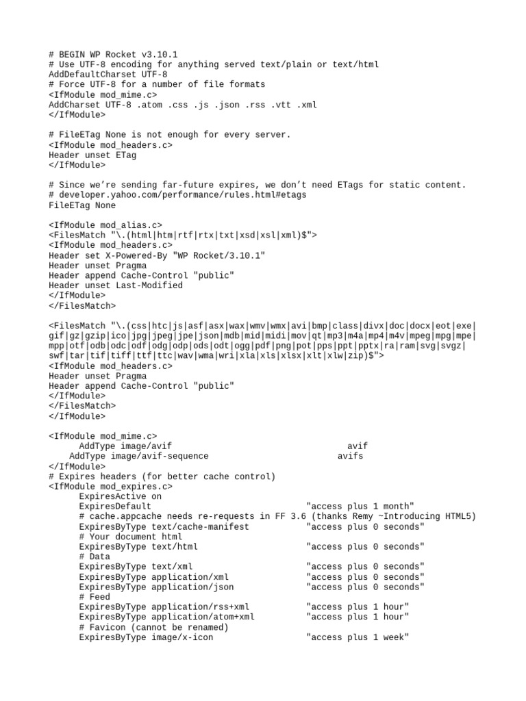 Htaccess Backup For | PDF | World Wide Web Consortium Standards ...