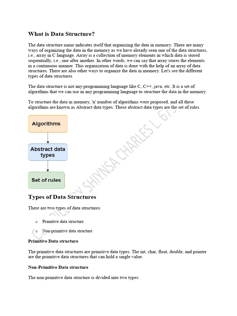 Data Structure Notes Update-1 | PDF | Vertex (Graph Theory) | Computing