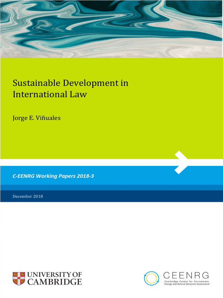 Sustainable Development in International Law | PDF | Sustainability ...