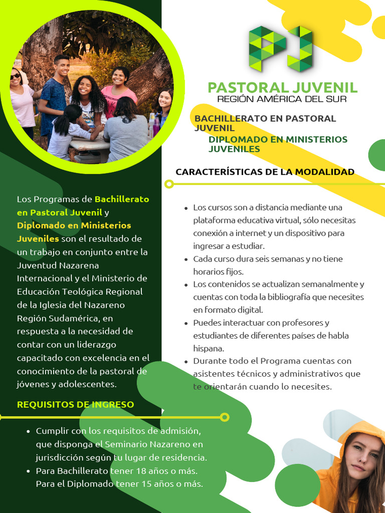 Bachillerato en Pastoral Juvenil Online | PDF | Iglesia cristiana