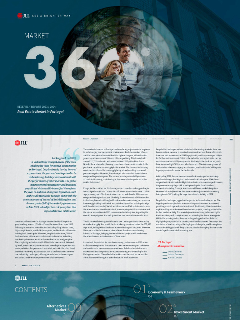 JLL Portugal Real Estate Outlook 2023 | PDF | Inflation | Climate ...