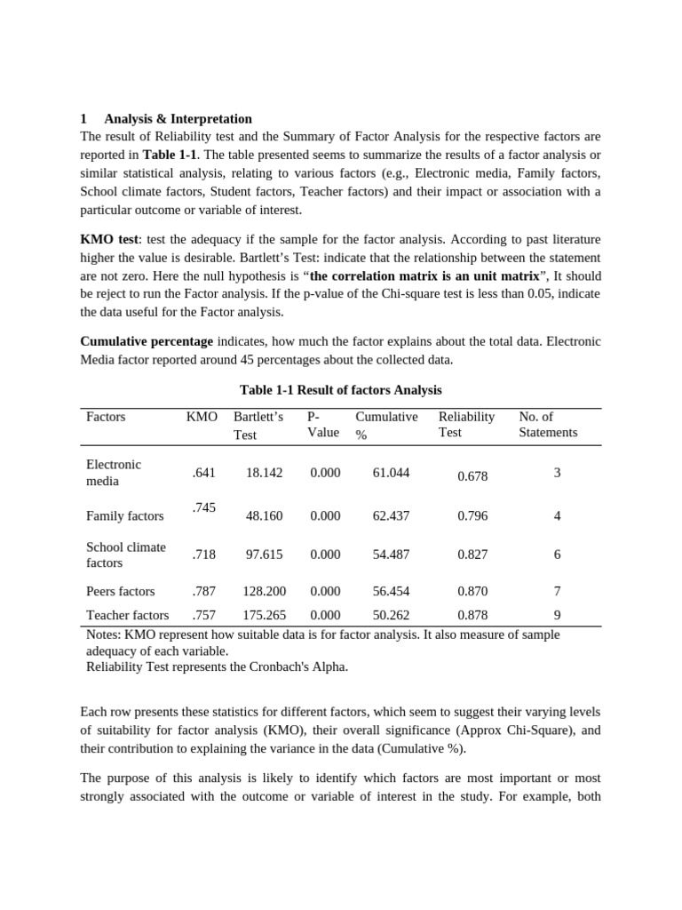 Report of My Research 2 | PDF | Factor Analysis | Statistics