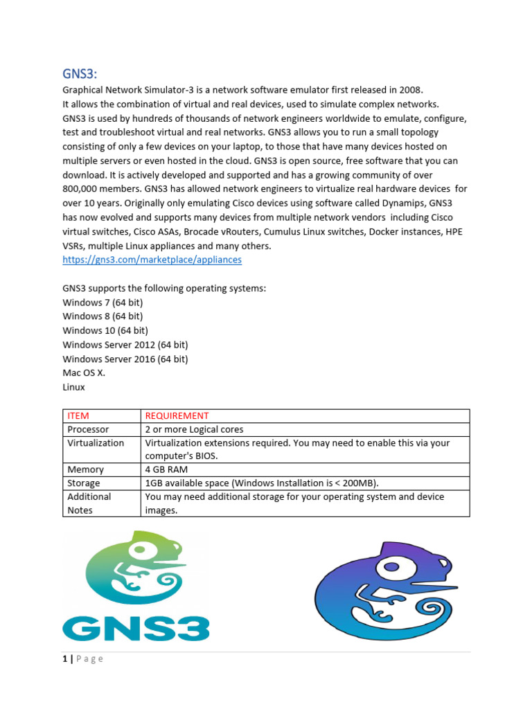 EVE-NG vs GNS3: A Comparative Overview | PDF