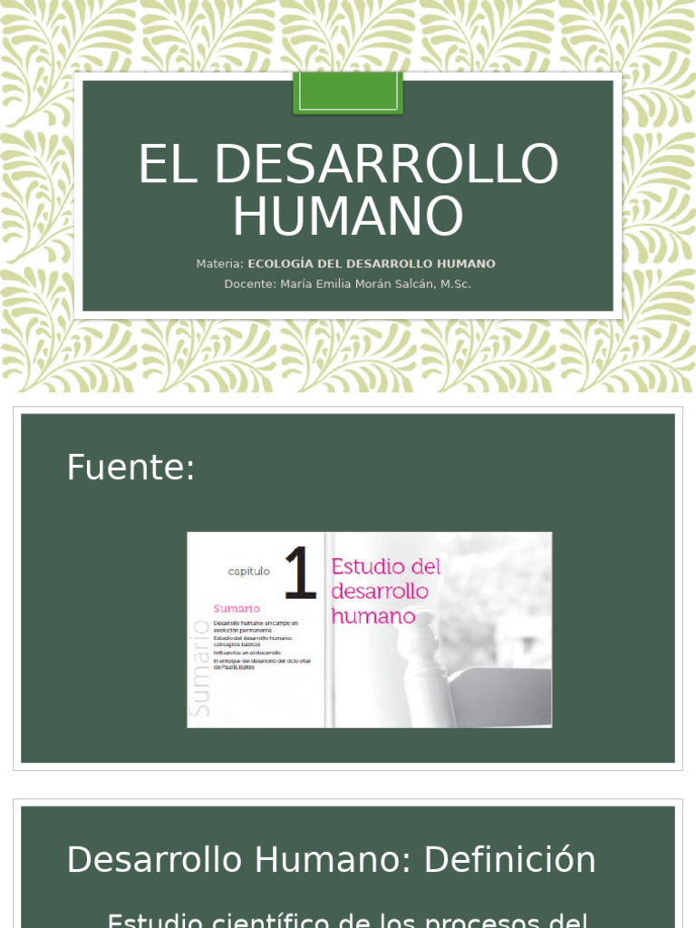 Etapas y Ámbitos del Desarrollo Humano | PDF | Adultos | Herencia