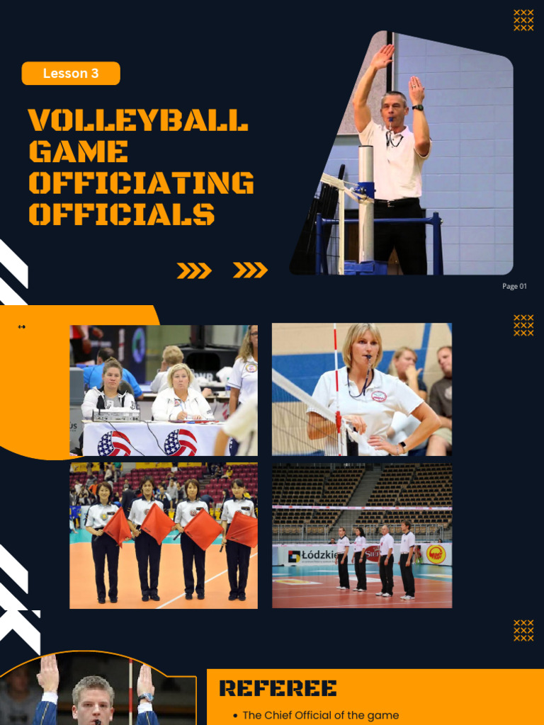 Officiating Officials in Volleyball | PDF