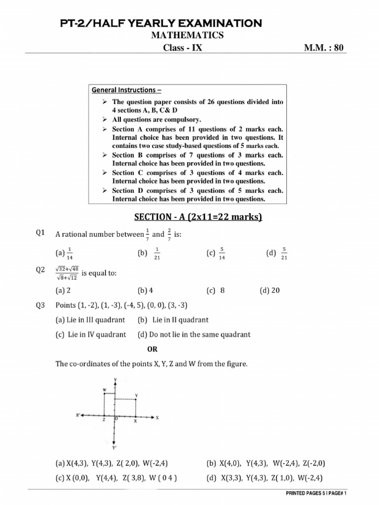 Emailing 9th Maths Term 1 SP 6 | PDF