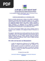 Comunicado en repulsa por la agresión a Ramdan Mesaud