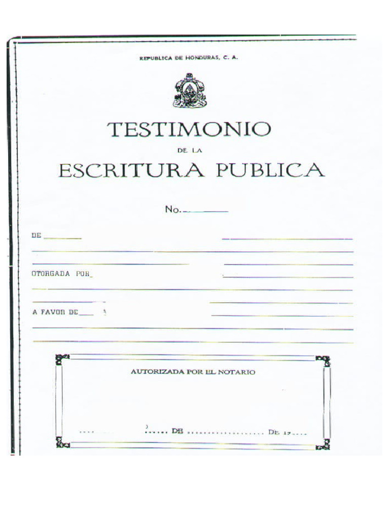 Testimonio de La Escritura Publica | PDF | Sociedad de responsabilidad ...