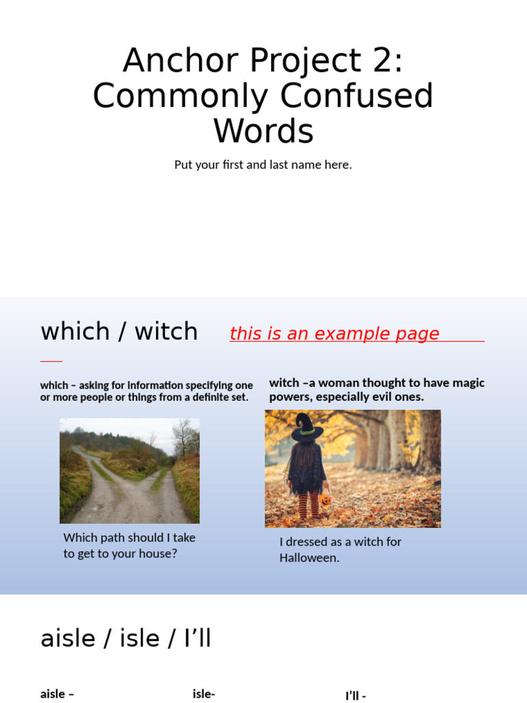 Commonly Confused Words Explained | PDF