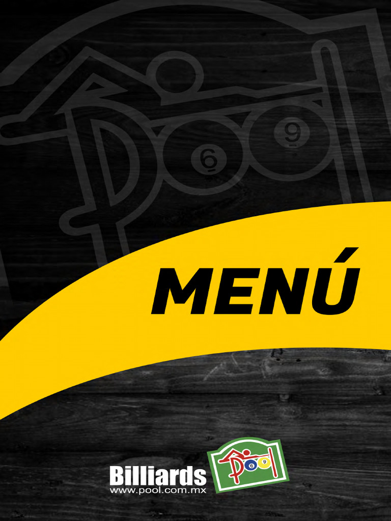 MenuÌ Billiards Pool QR | PDF