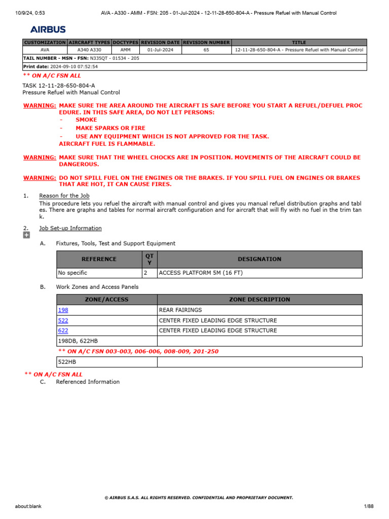 Manual Control Pressure Refueling Guide | PDF | Aerial Refueling | Valve