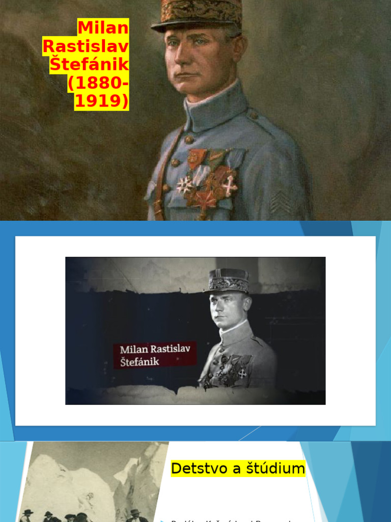 5.milan Rastislav Štefánik - PPTX 2 | PDF