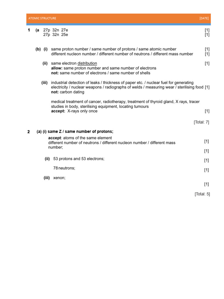 Understanding Atomic Structure Concepts | PDF | Neutron | Atoms