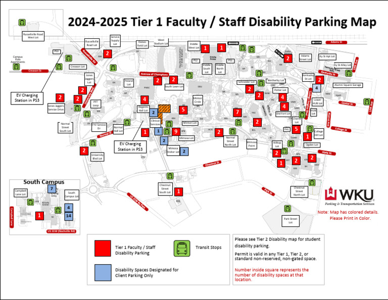 2024-2025 Disability Parking Map | PDF