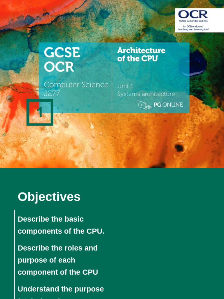 CPU Architecture and Functions Overview | PDF | Central Processing Unit ...